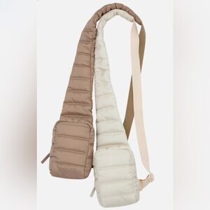 Tan Quilted Bag - NWT